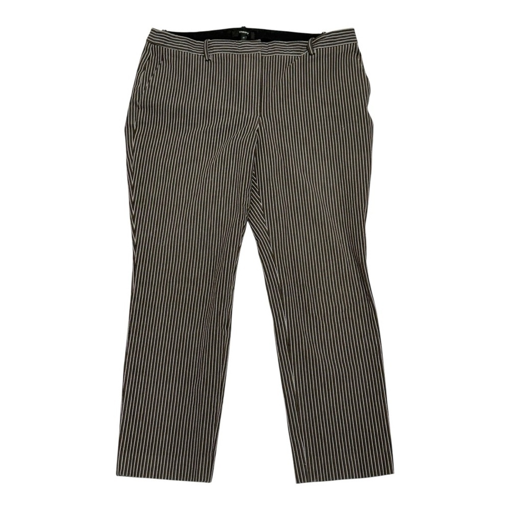 Theory Treeca 4 Stripe Stretch Pants Style K0104207 Size‎ 10 Slim Fit Trousers